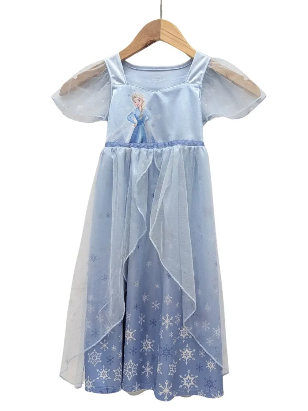 Disney Frozen Elsa Blue Princess Dress Costume Girls Toddler 5T